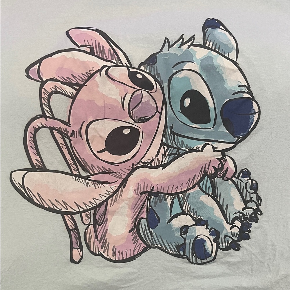 Disney Stitch and Angel Medium Shirt